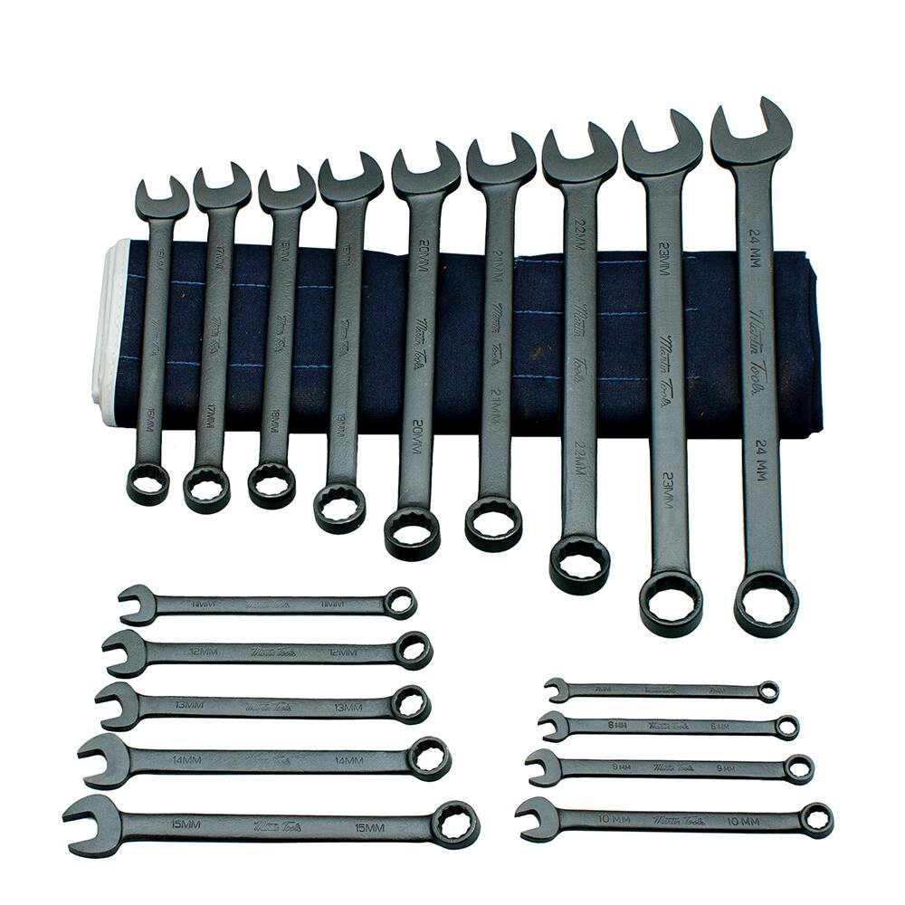 Wrench Set: 18 Pc, Metric MPN:CB18KM