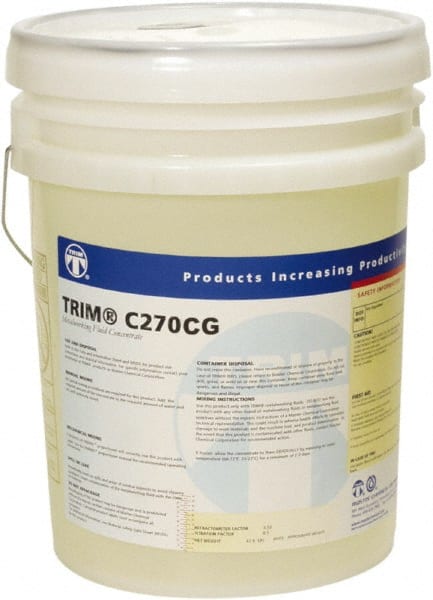 Cutting & Grinding Fluid: 5 gal Pail MPN:C270CG-5G