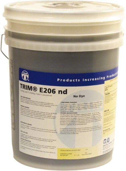 Cutting & Grinding Fluid: 5 gal Pail MPN:E206ND-5G