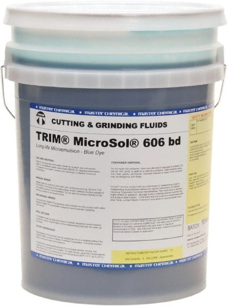 Cutting & Grinding Fluid: 5 gal Pail MPN:MS606BD-5G