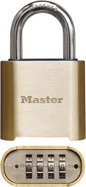 Combination Lock: Brass, 3