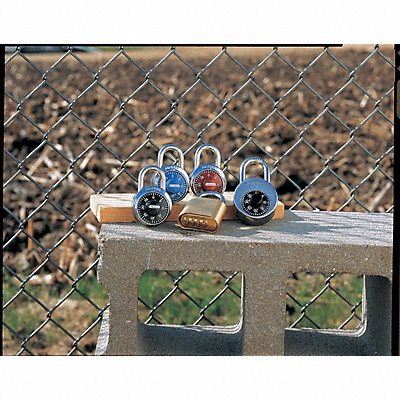 Combination Padlock 2 in Round Silver MPN:1504D