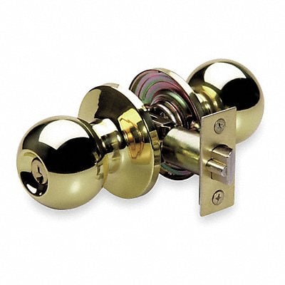 Knob Lockset Mechanical Entrance Grd. 3 MPN:BAO0103