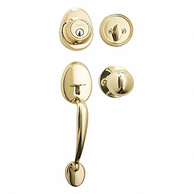 Knob Lockset Biscuit Style Polished Brss MPN:HDLBC0603KA4