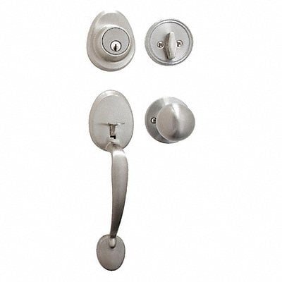 Knob Lockset Biscuit Style Satin Nickel MPN:HDLBC0615KA4