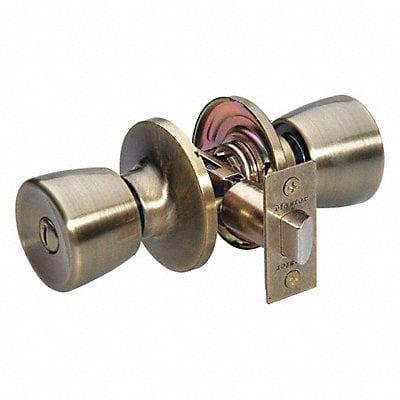 Knob Lockset Tulip Style Antique Brass MPN:TU0305BOX