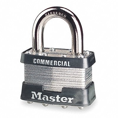 Keyed Padlock 3/4 in Rectangle Silver MPN:1KA-2043