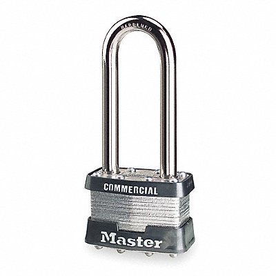 Keyed Padlock 3/4 in Rectangle Silver MPN:1KALJ