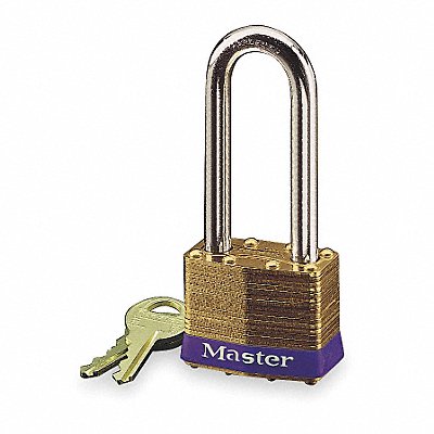 Keyed Padlock 3/4 in Rectangle Silver MPN:2KALJ