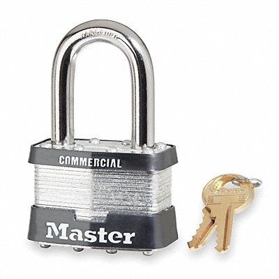 Keyed Padlock 15/16 in Rectangle Silver MPN:5KALF