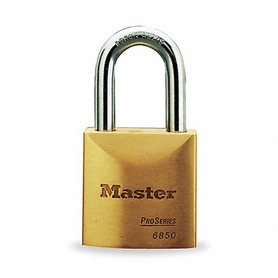 Keyed Padlock 29/32 in Rectangle Gold MPN:6850KALJ-10G013