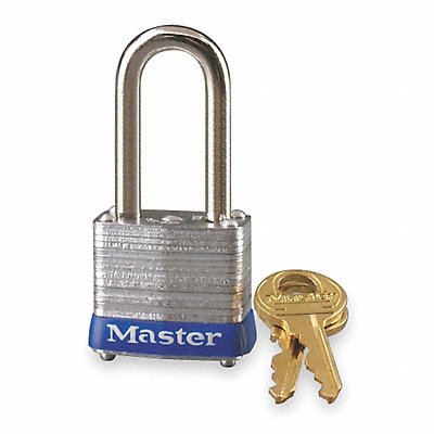 Keyed Padlock 1/2 in Rectangle Silver MPN:7KALF