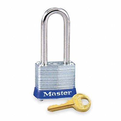 Keyed Padlock 1/2 in Rectangle Silver MPN:7KALJ