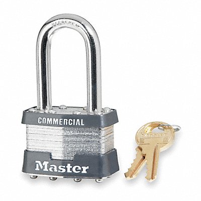 Keyed Padlock 3/4 in Rectangle Silver MPN:81KALF