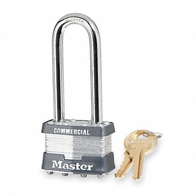 Keyed Padlock 3/4 in Rectangle Silver MPN:81KALJ