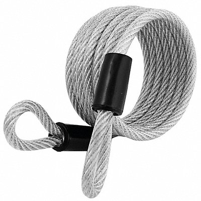 Security Cable 72 in Steel Silver MPN:65D