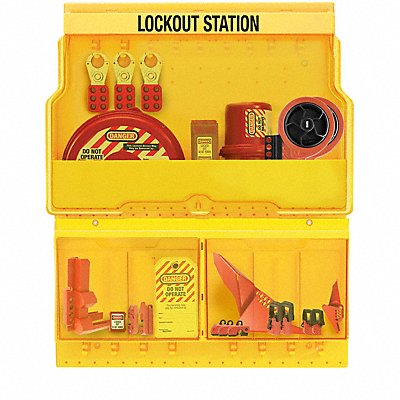 Deluxe Lockout Station Plastic Yellow MPN:S1900VEPRE