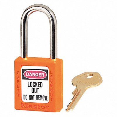 Lockout Padlock KD Orange 1-3/4 H PK6 MPN:410S6ORJ