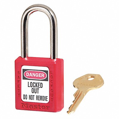 Lockout Padlock KD Red 1-3/4 H PK6 MPN:410S6RED