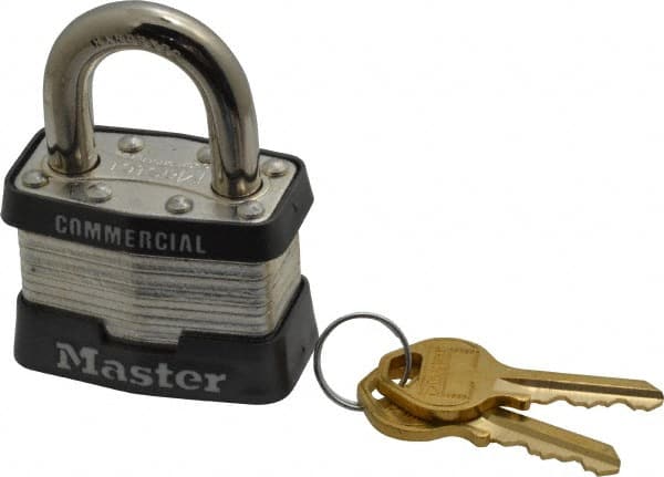 Padlock: Laminated Steel, Keyed Alike, 1-3/4