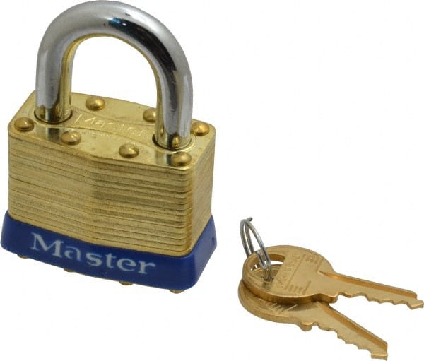 Padlock: Brass, Keyed Alike, 1-3/4