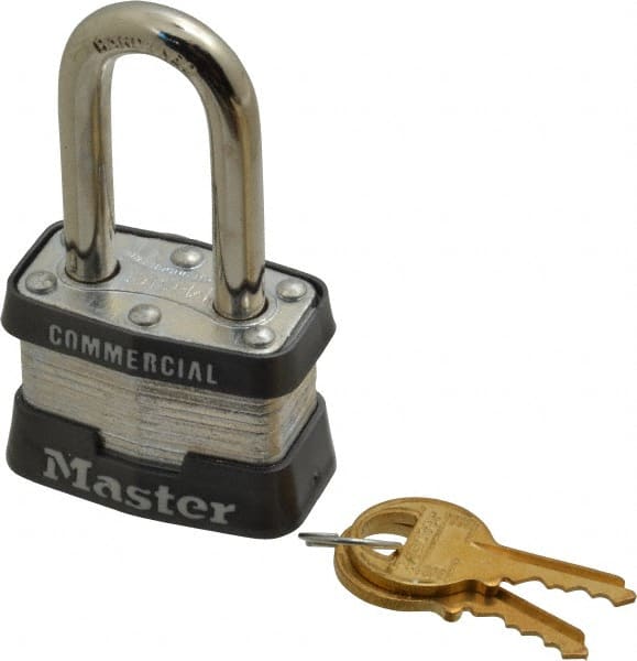 Padlock: Laminated Steel, Keyed Alike, 1-9/16