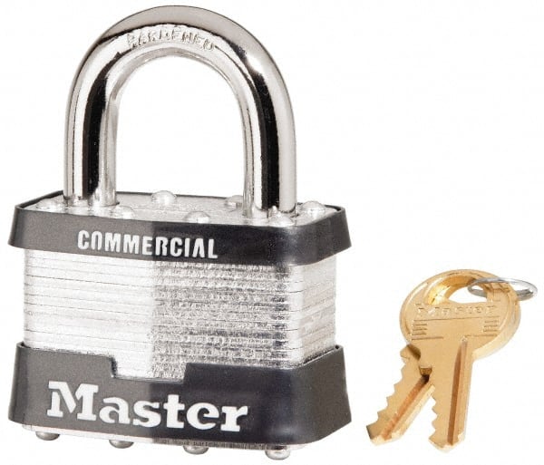 Padlock: Laminated Steel, Keyed Alike, 2