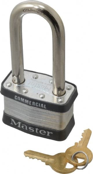 Padlock: Laminated Steel, Keyed Alike, 2