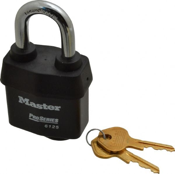 Padlock: Laminated Steel, Keyed Different, 2-3/8