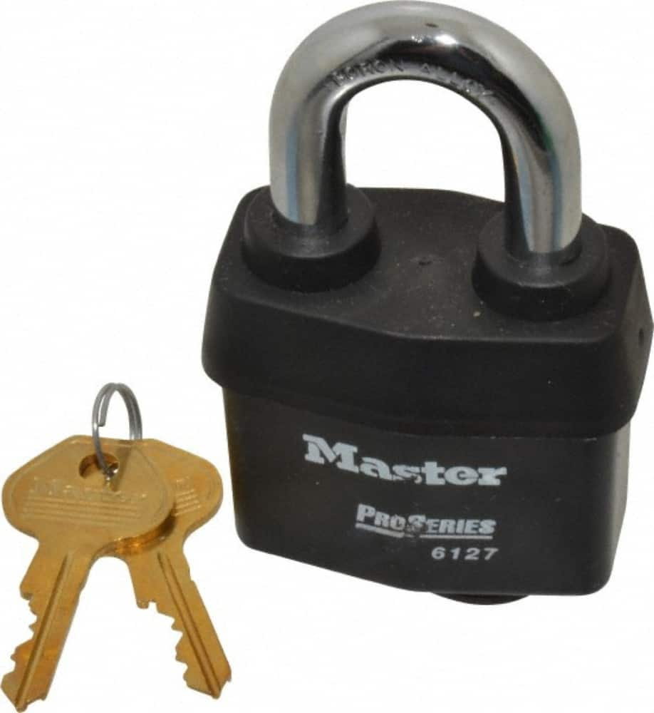 Padlock: Laminated Steel, Keyed Alike, 2-5/8