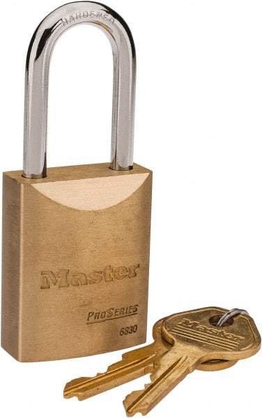 Padlock: Brass, 2-11/32