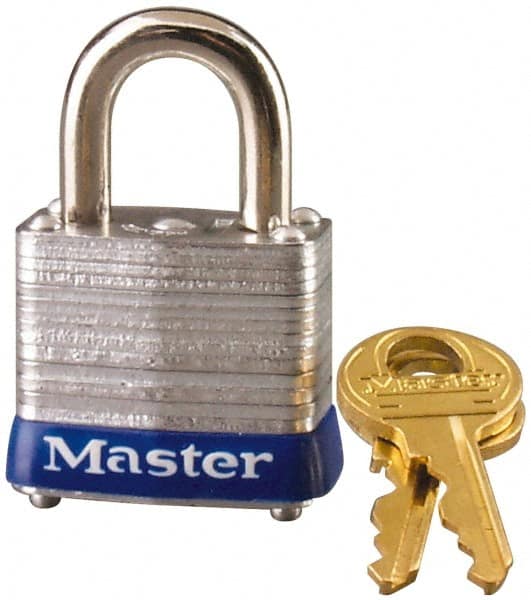 Padlock: Laminated Steel, Keyed Alike, 1-1/8