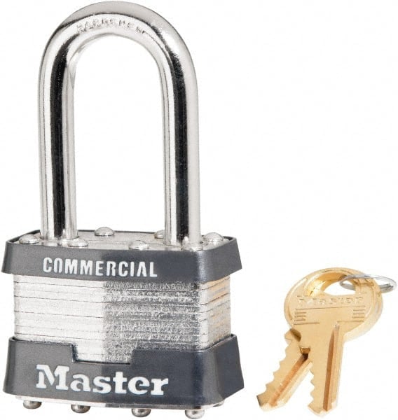 Padlock: Steel, Keyed Alike, 3-1/4