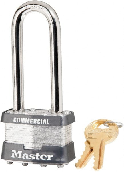 Padlock: Steel, Keyed Alike, 4-1/4