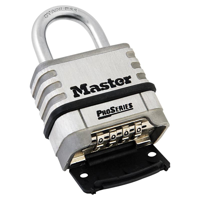 Master Lock ProSeries Stainless Steel Combination Lock, 5/16in, Stainless Steel (Min Order Qty 2) MPN:1174D