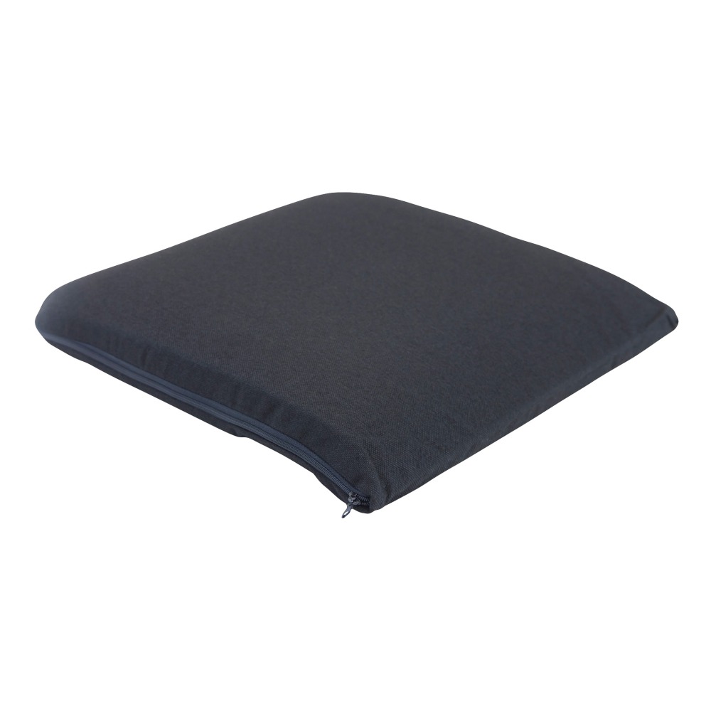 Master Memory-Foam Seat Cushion, 17inH x 17 1/2inW x 2 3/4inD, Black (Min Order Qty 2) MPN:91061