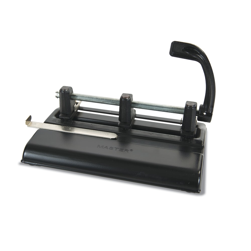 Master 1325B 3-Hole Punch, Black MPN:1325B