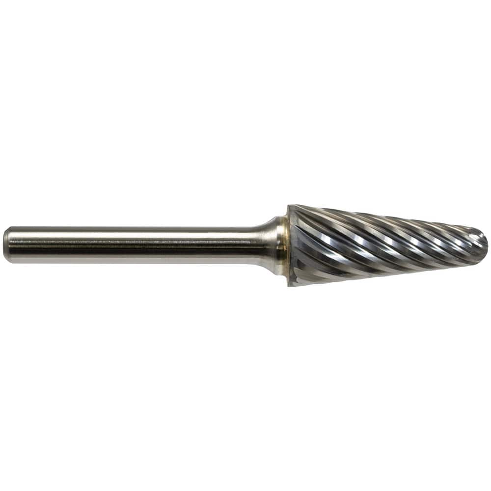 Burrs, Industry Specification: SL-3MMNX , Head Shape: Cone with Radius End , Cutting Diameter (mm): 9.50 , Tooth Style: Stainless Steel Cut  MPN:SL-3MMNX