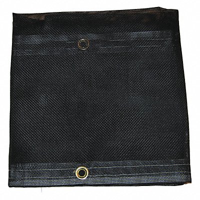 Mesh Tarp 12 x 14 ft Cut Size Black MPN:MBT-12-04-1214