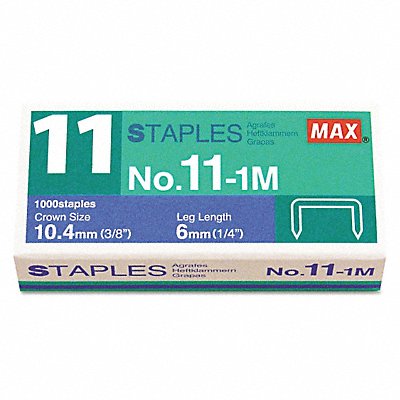 Staples For HD-11F Silver PK1000 MPN:NO.11-1M