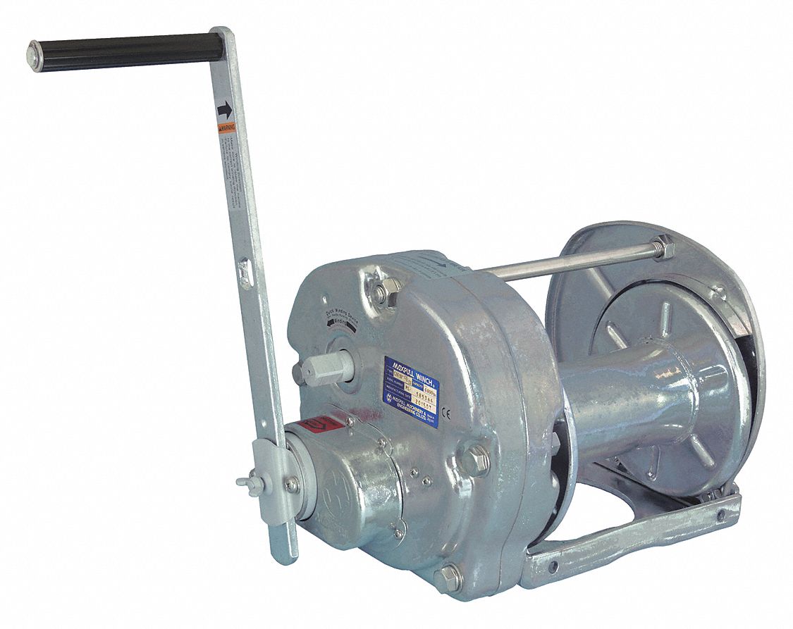 Hand Winch 4400 lb 1st Layer Ld Cap. MPN:GM-20-GS-SI