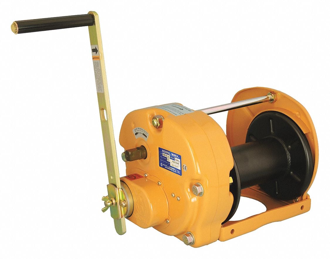 Hand Winch 4400 lb 1st Layer Ld Cap. MPN:GM-20-SI