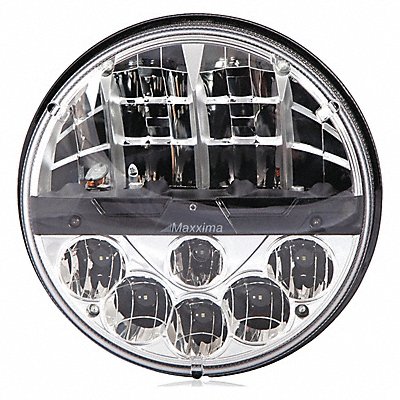 Headlight 1100 lm 3-3/4 W LED Black MPN:MHLE-07HILO