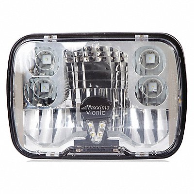 Headlight 500 lm 3-45/64 W LED Black MPN:VHL-5X7DRL-MH