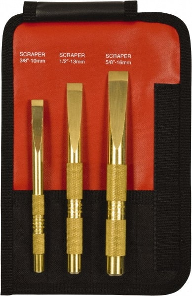 3 Piece Brass Scraper Chisel Set MPN:67001