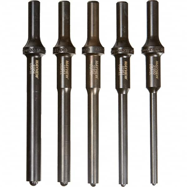 Pneumatic Tool: Roll Pin Punch Set, 1/2