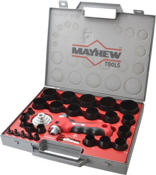 Hollow Punch Set: 28 Pc, 0.125 to 2