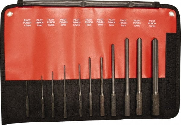 Pilot & Pin Punch Set: 11 Pc MPN:66263