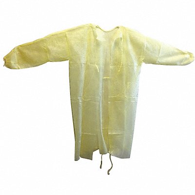 Isolation Gown XL Yelw Polypropylne PK50 MPN:HCS3000XL