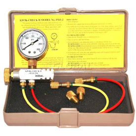 Mitco P115-2M Kwik-Check II Pressure & Cutoff Test Kit Incl. Fittings Gasket Instructions & Case P115-2M